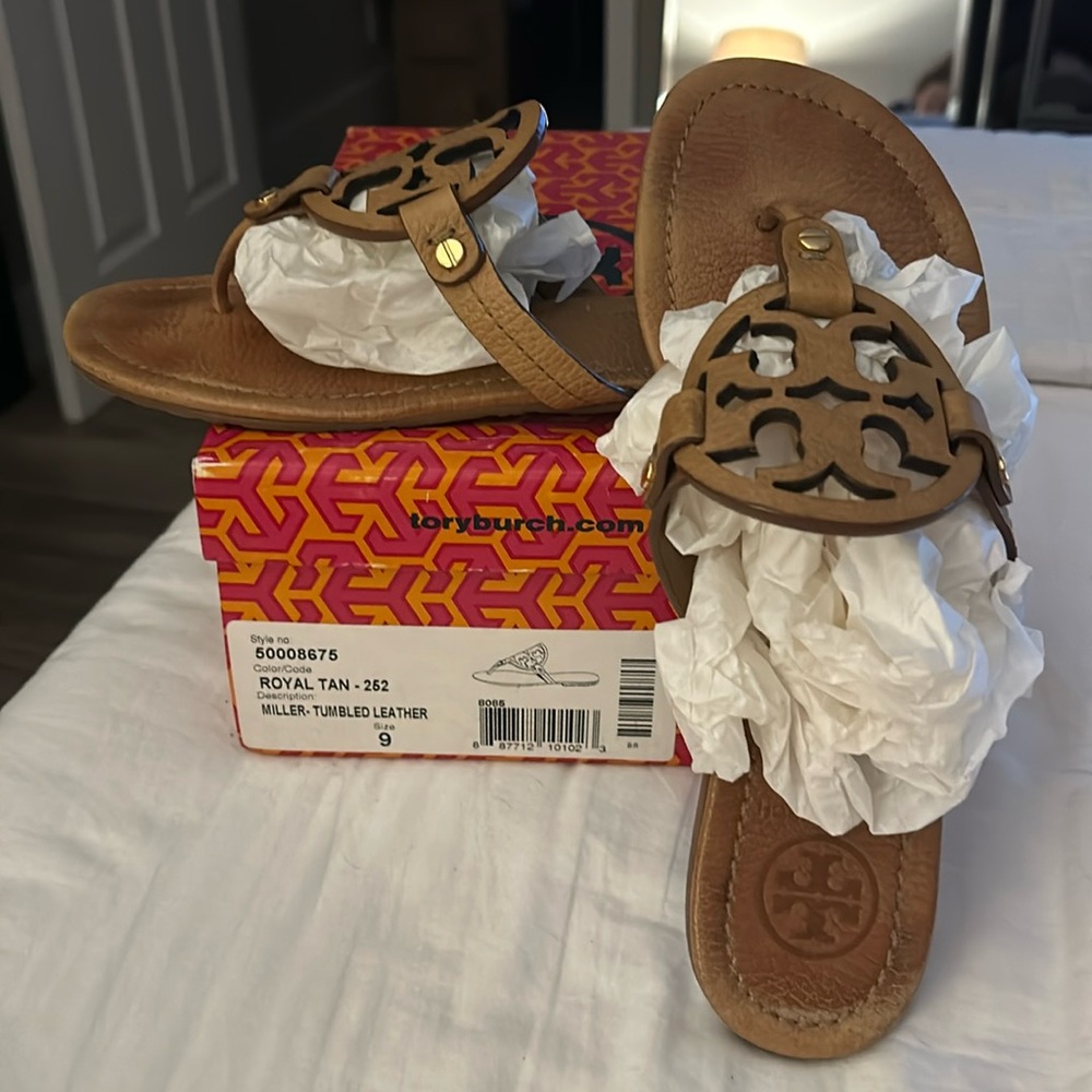 Tory Burch  Size 9  Royal Tan